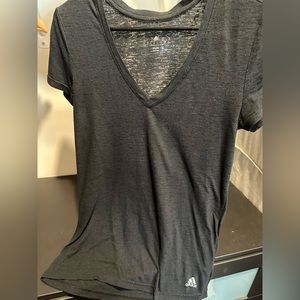 Adidas black workout top